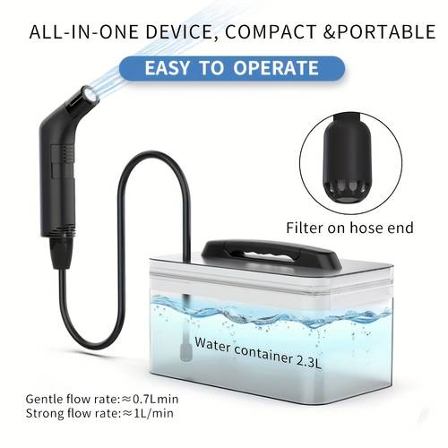 portable bidet handheld hygiene quiet motor multi pressure type c usb charging travel bidet for men women toileting postpartum perineal care camping bathroom essential personal bidet sprayer