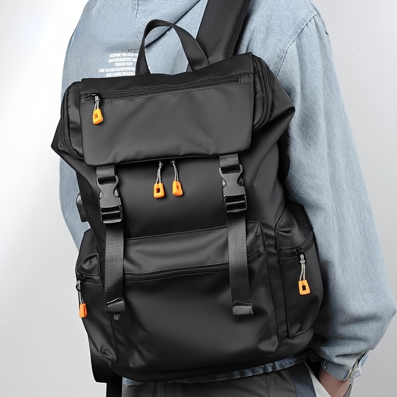 Backpack, Men's Business, Large Capacity, High-end Computer Backpack, Versatile Backpack for Middle and High School Students, Backpack