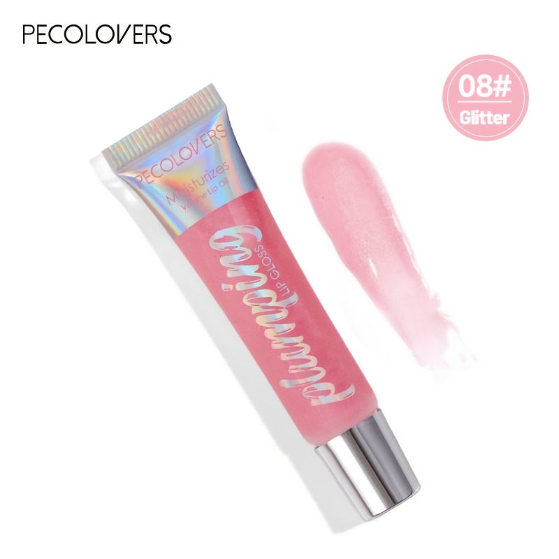 Image of 1pc Lip Plumping Oil That Provides Immediate Volume And , Enhances Lip For A Look With A Glossy End, Offers Deep Hydration And Long-lasting Moisture, Gift For Gilr