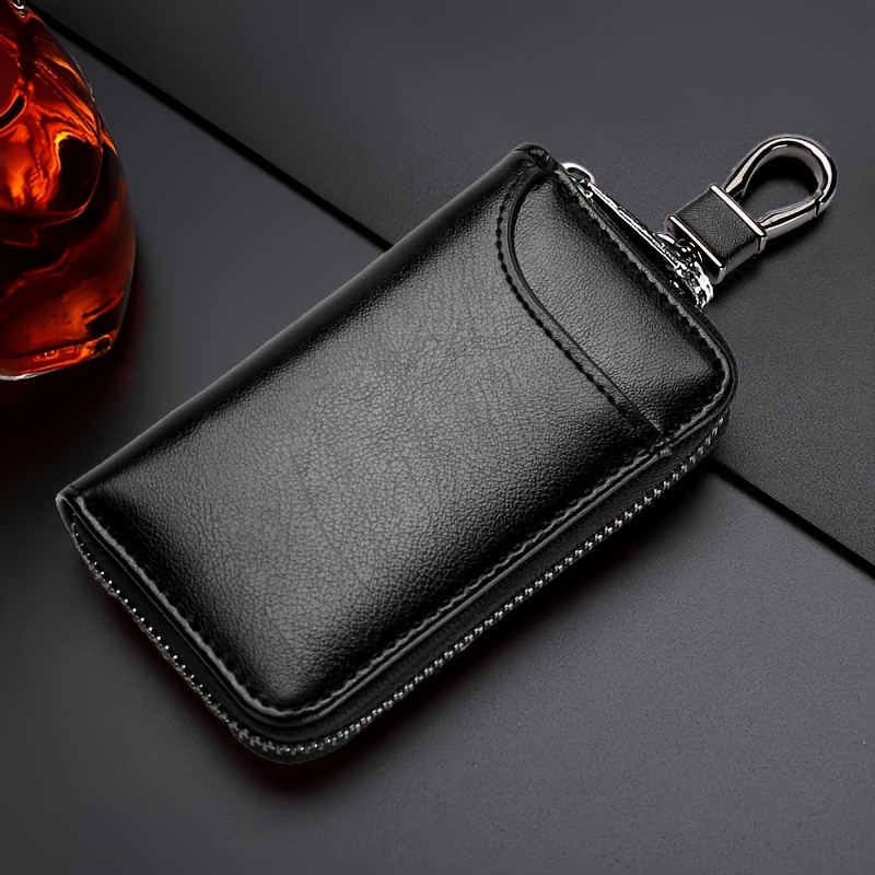 1pc Multifunction Men's Keychain, Key Bag Organizer Card Holder, Smart Car Small Key Case