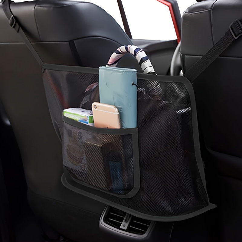 Car Net Pocket Handbag Holder, Car Purse Holder Between Seats, Mesh Car  Backseat Organizer, Mesh Car Bag Holder, Car… - Ournett