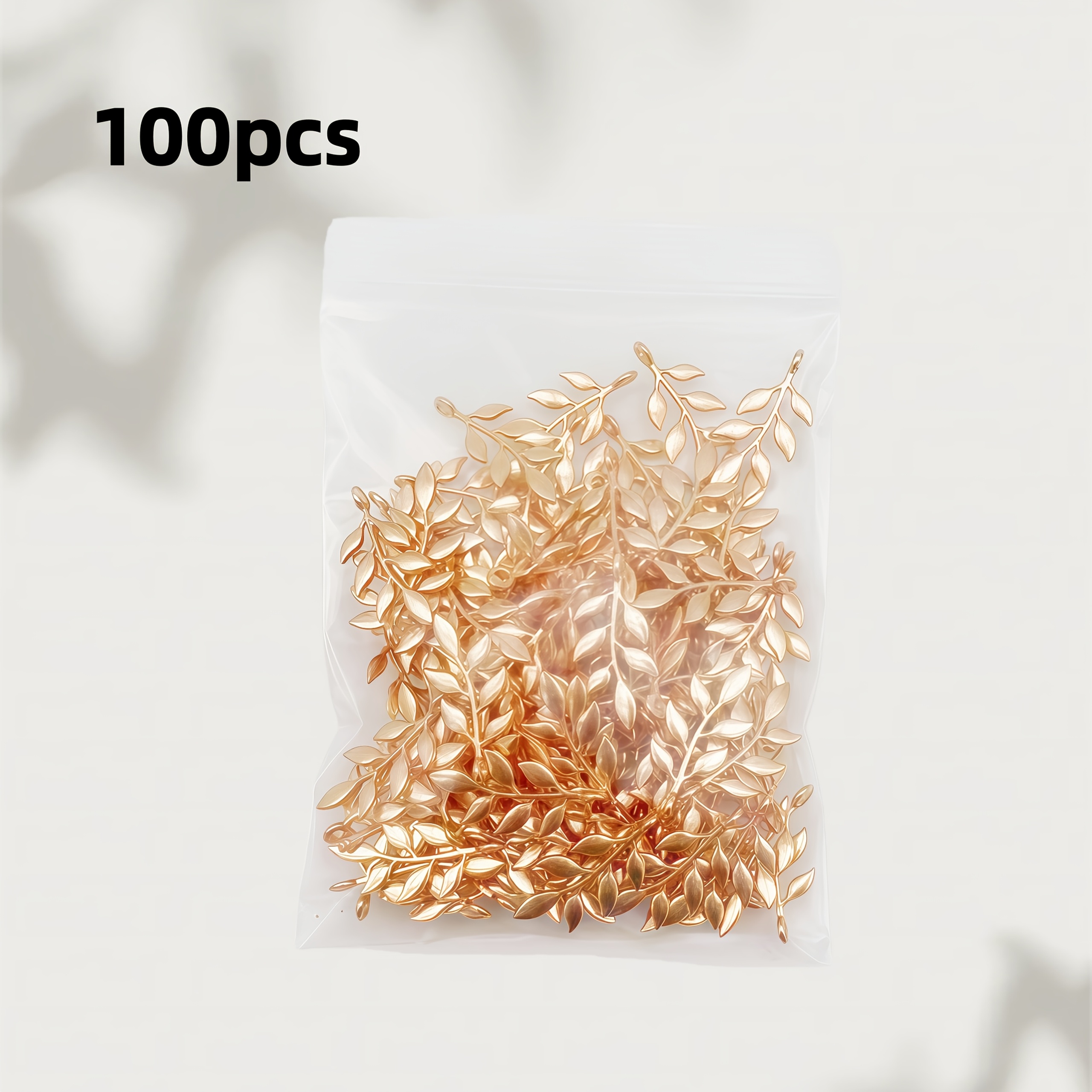 TEMU 30/50/100 piezas de Colgante de Hoja de Sauce Exquisito - Artesanía , Diseño Elegante de Caída, para Mujeres, Joyería Versátil - Ideal para