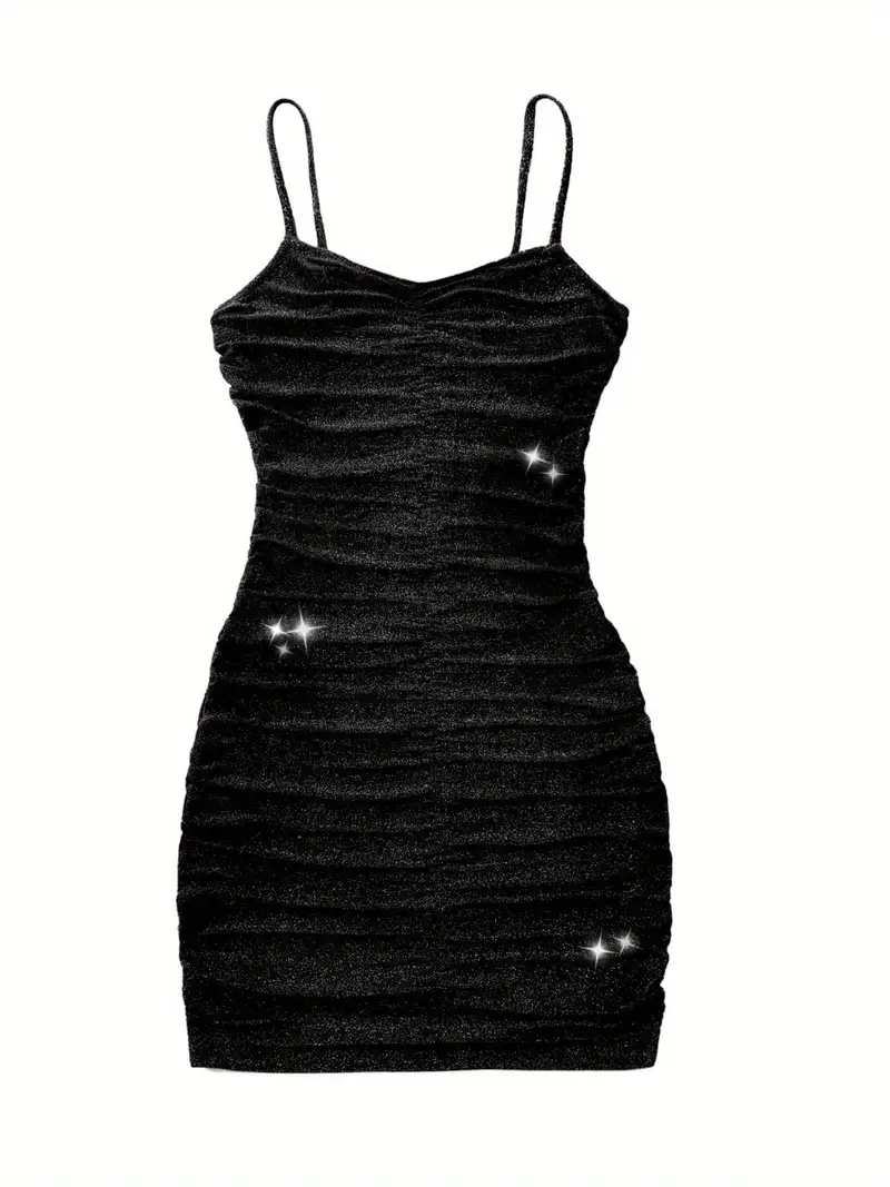solid glitter spaghetti strap ruched bodycon dress Amazon.com: GRAEEN Sequin Spaghetti Strap Ruched Mini Club Dress Women Deep V Neck Bodycon Dresses Glitter Backless Nightclub Dress (as1, Alpha, l, Regular, Regular, A1-Silver, Large) : Clothing, Shoes & Jewelry