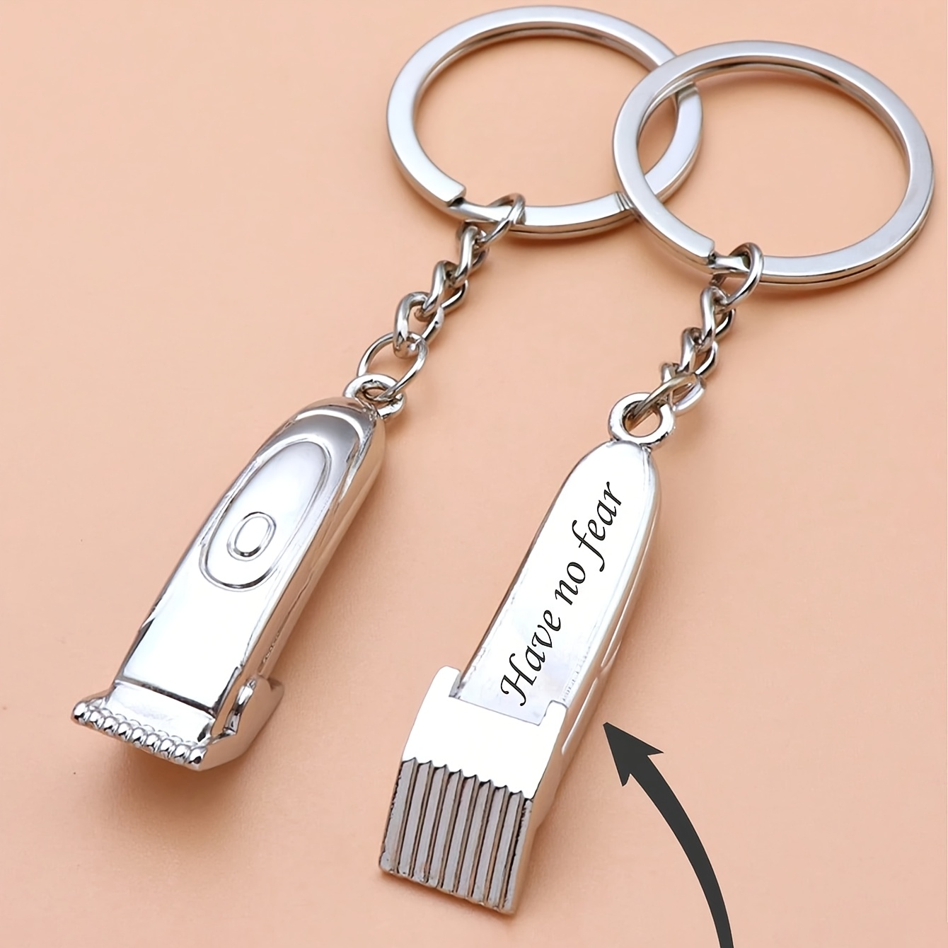 TEMU Portachiavi da inciso 1 pz, piccolo regalo per parrucchieri, accessorio per attrezzi per i capelli, ciondolo decorativo per , regalo unico per