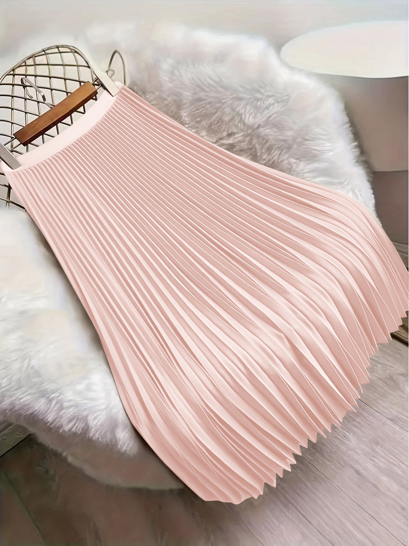 womens elegant high waisted a line midi dress vertical - Temu Mauritius