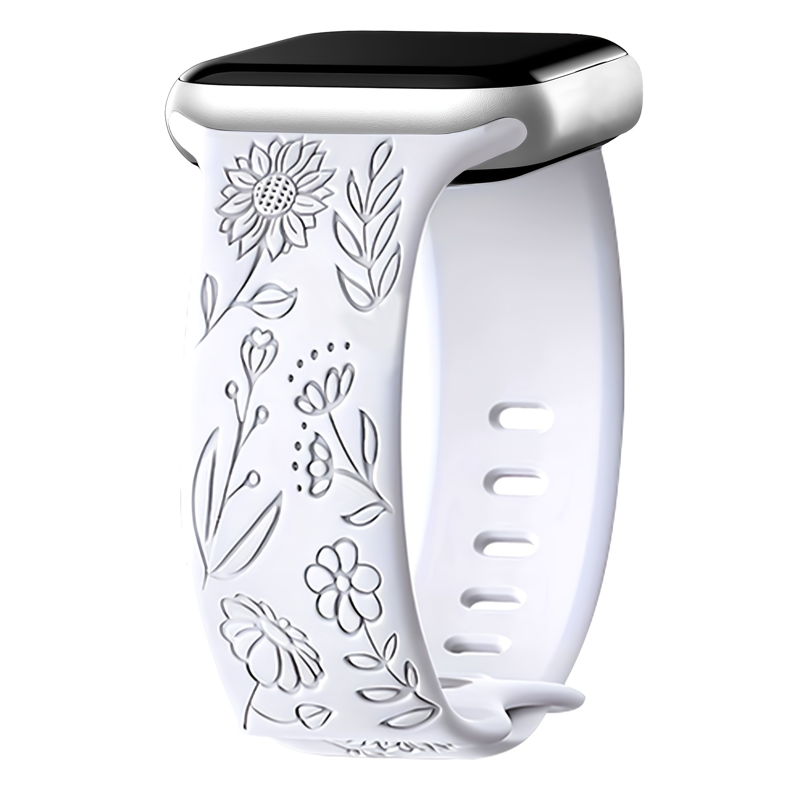 flower   bands suitable for   for   watch sizes designed for women   soft silicone straps feature an adorable     iwatch series ultra and other models 38 40 41  12