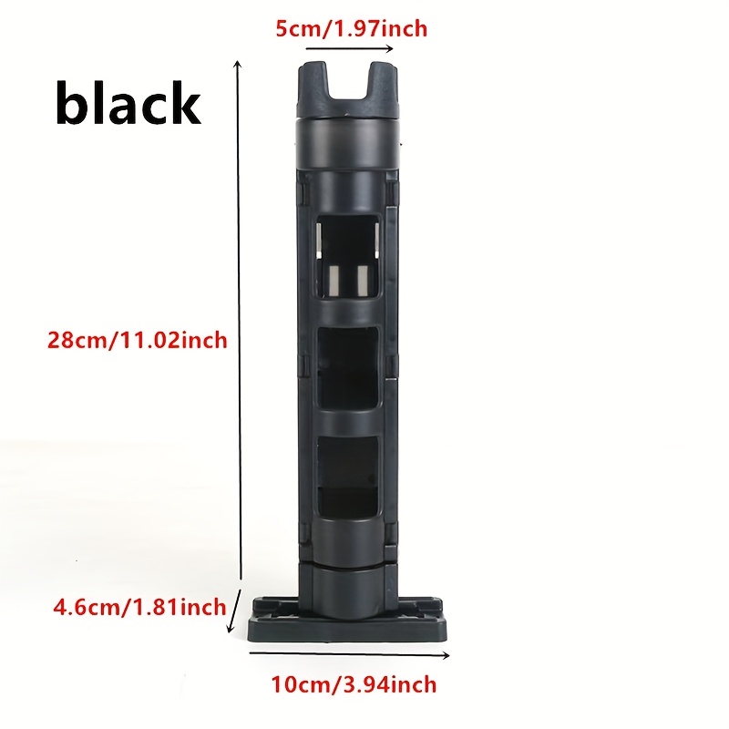 TEMU Lure Fishing Rod Holder, Tackle Box Insert Rod Tube Cup Holder, Tackle Box Accessory Rod Stand