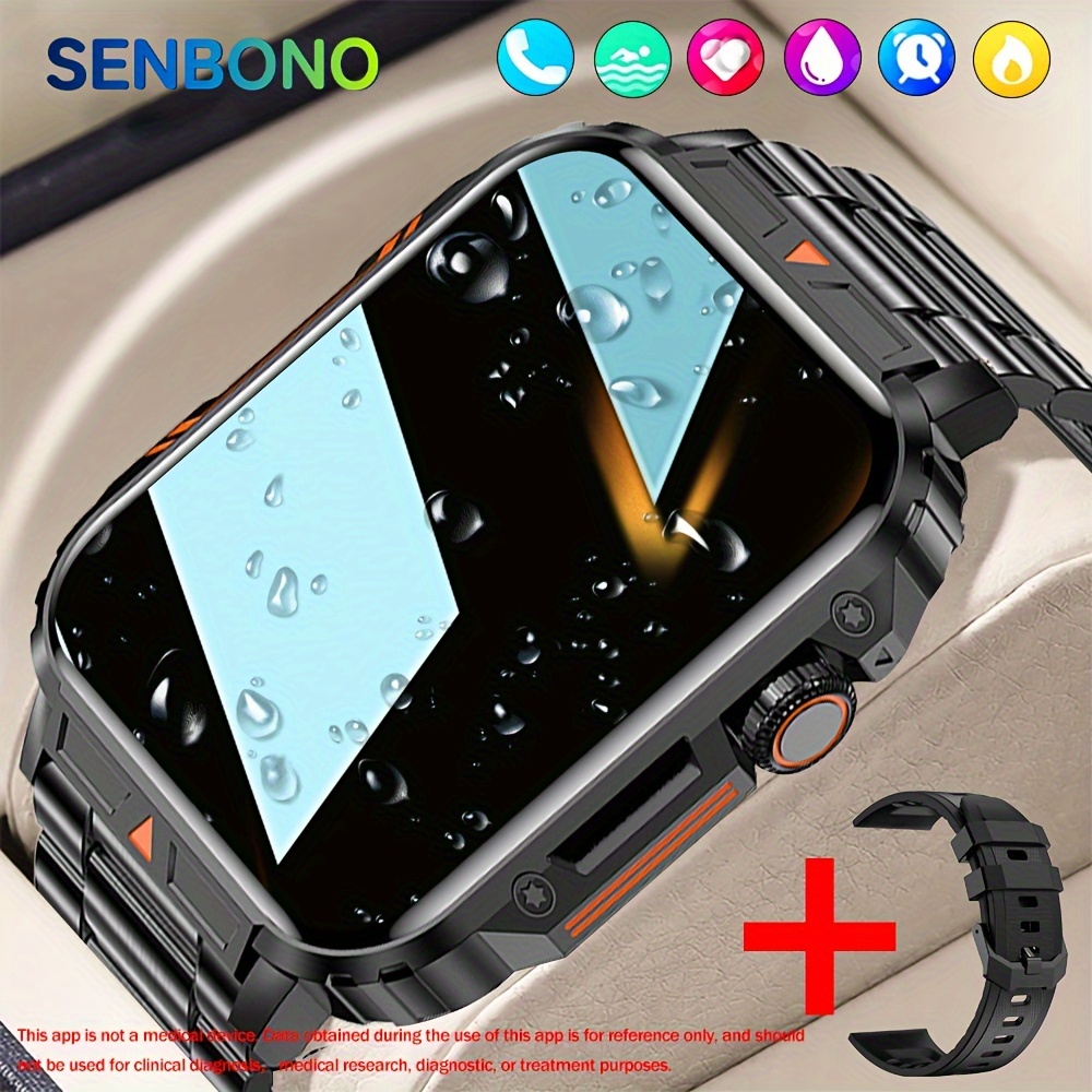 

Senbono Smart Watch For Men Women, With Wireless Call And Answer Call, Custom Watch Faces, Step, Calories, Multiple Sport Mode Sport Smartwatch, More Functions Watch, Gift For Men Women