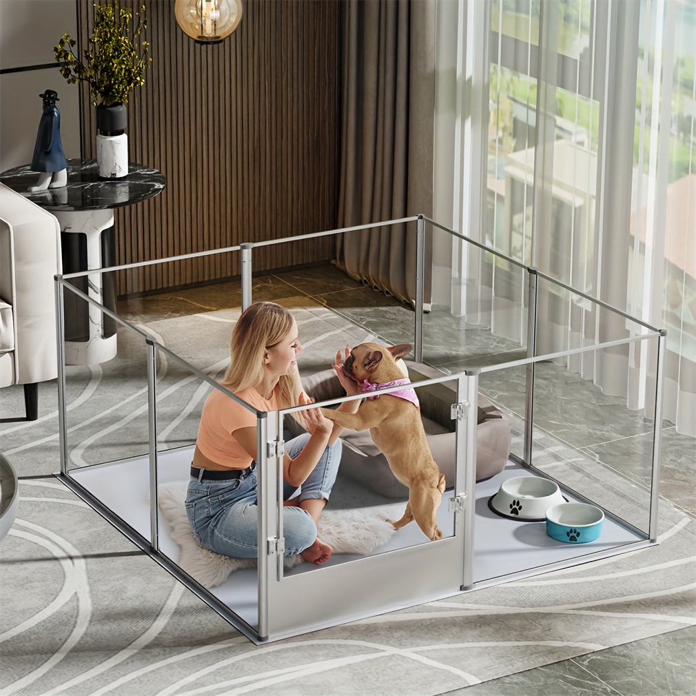 extra large acrylic pet playpen fence dog crate kennels Temu