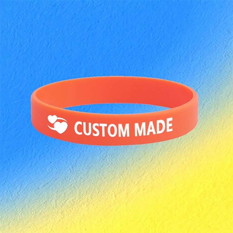 42 Custom Wristbands with Self-Defined Text