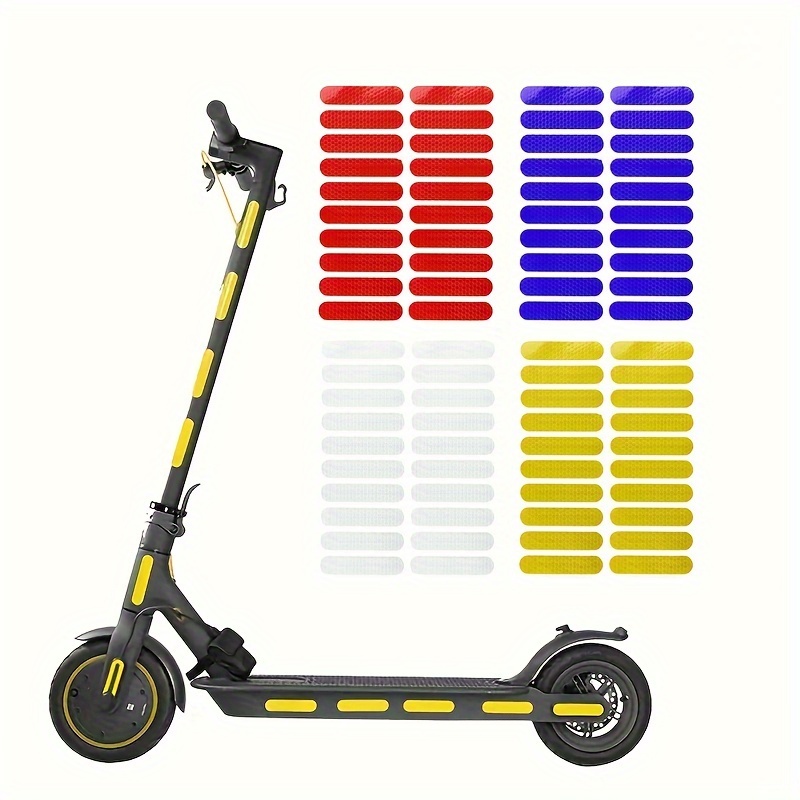 

20-pack Reflective Stickers For Electric Scooters - Compatible With Xiaomi M365/pro And G30 - Pvc Night Safety Decals, Universal Fit, No Charge Needed