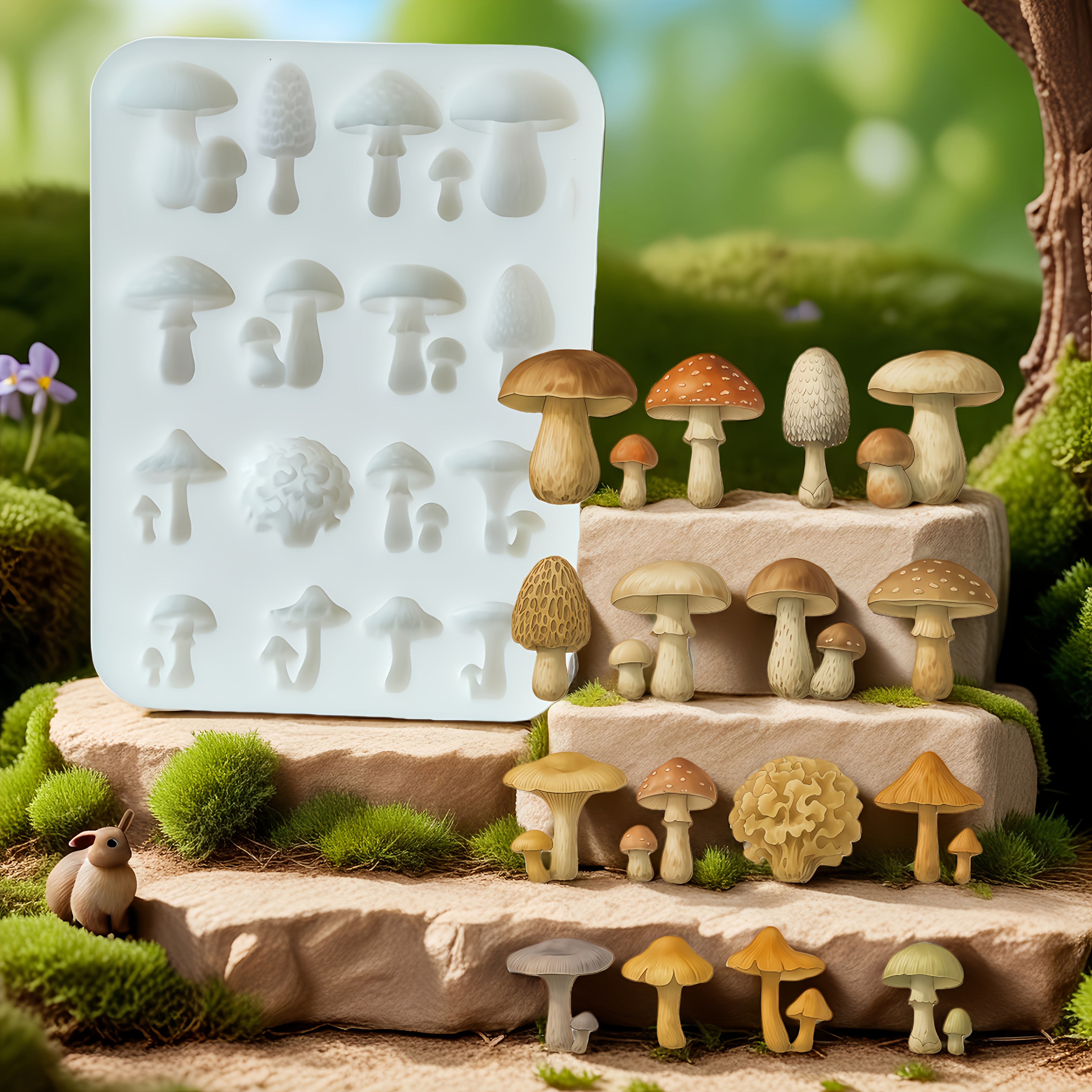 Unique Cake Molds Showcasing Cartoon Girls And Mushrooms, Molds For Mousse Cakes, Baking Tools For The Kitchen