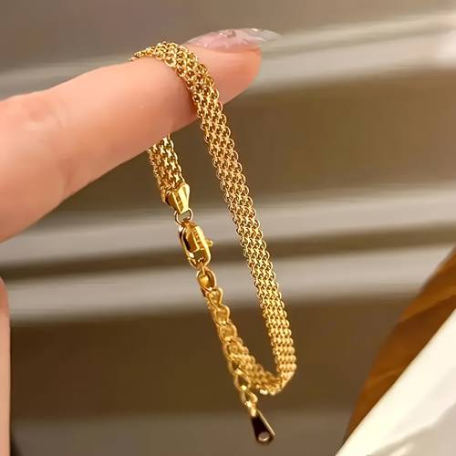 fashionable 304 stainless steel woven mesh metal bracelet grid mesh strap watch band suitable for daily wear for versatile accessory vintage design high quality durable metal trendy item a must have