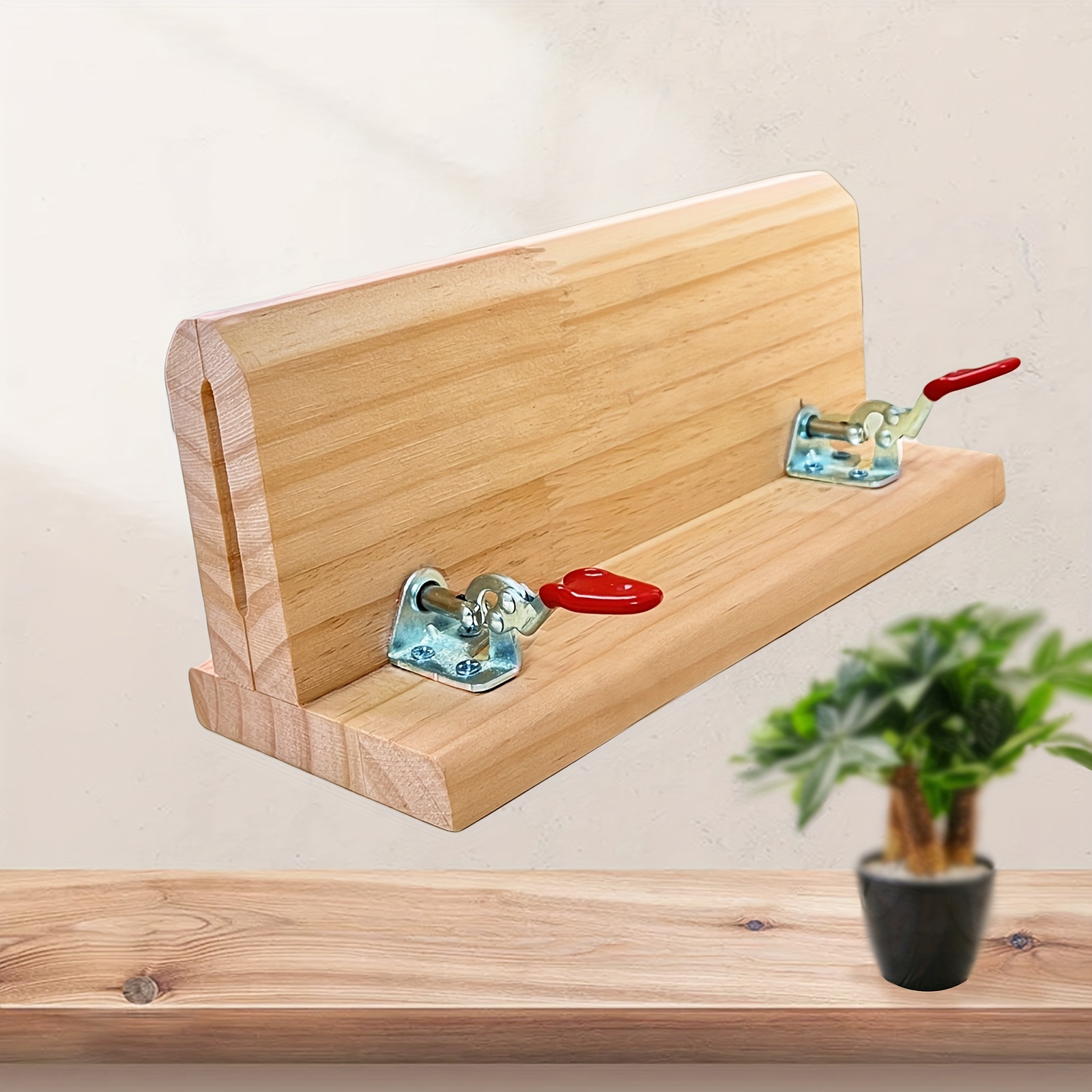 360 degree rotating leather craft pony wood stitching pony clamp sewing leather   stitching and lacing holder tool 1 piece