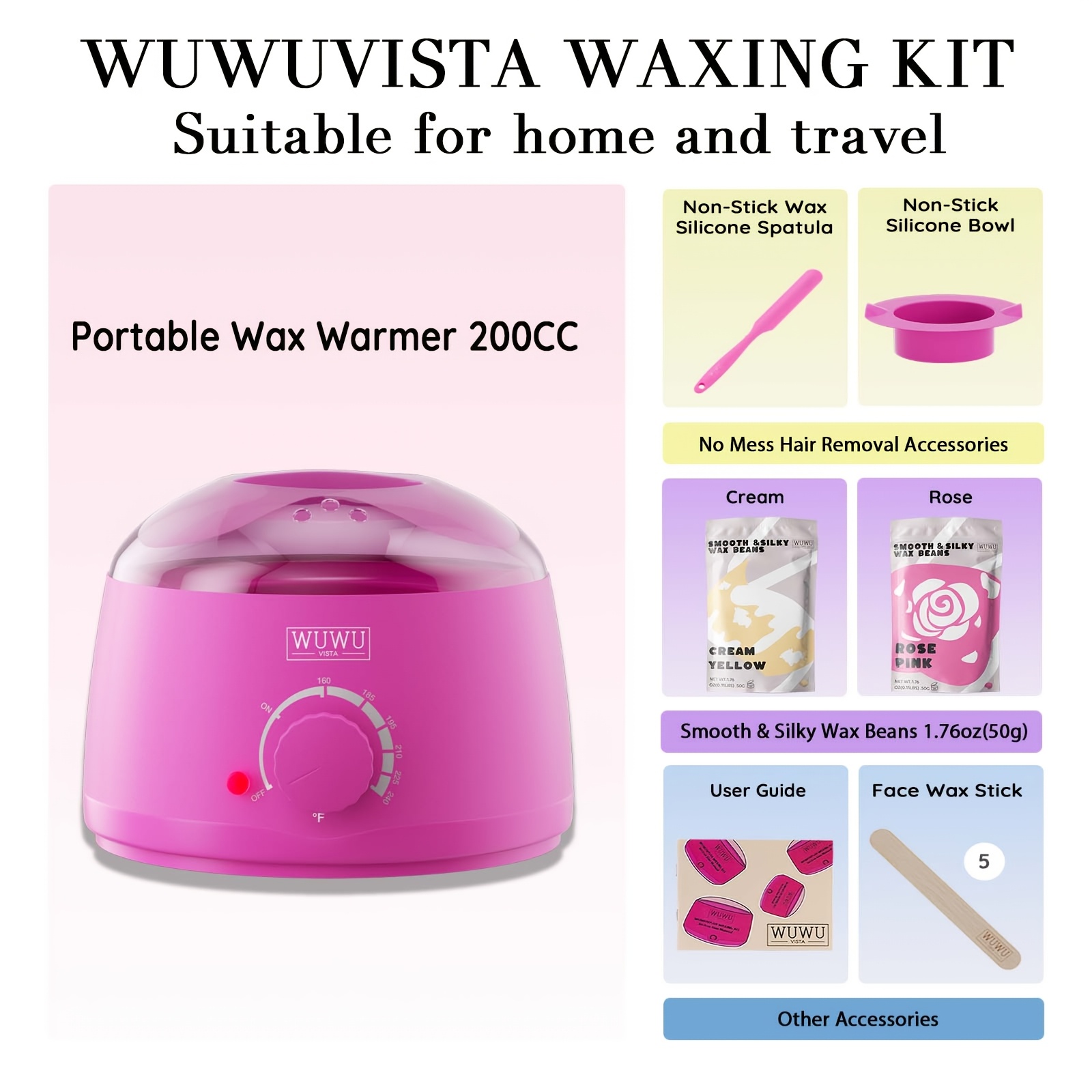 11-Piece Waxing Kit for Hair Removal