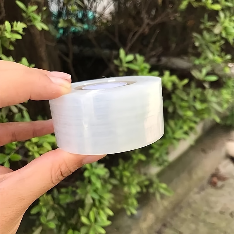 

2pcs Stretchable Garden Grafting Tape, 1.18" Transparent Plant Repair Film For Fruits, Flowers & Trees - Pvc Craft Tool, Grafting Film Tool