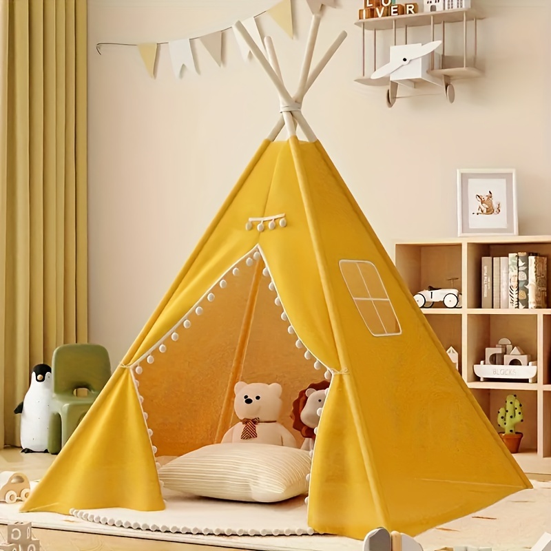 

1pc Fun , , Portable Camping , , Wooden Frame, Snap , & Use, , & Pet