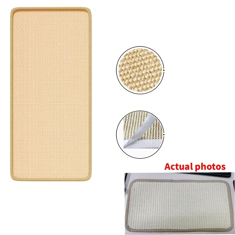 TEMU Premium Version Of Hemp Rope Cat Scratching Board, Upright Wall-mounted Non-shedding With Scratching Pad, Sofa Anti-scratch Protection, Training