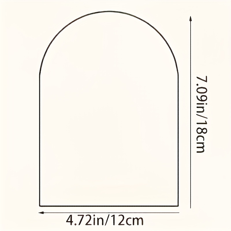 TEMU Custom Arch Thank You Cards Invitations - High-quality Hd Printing, Minimalist Elegant Design, Suitable For Weddings, Christmas, Engagements &