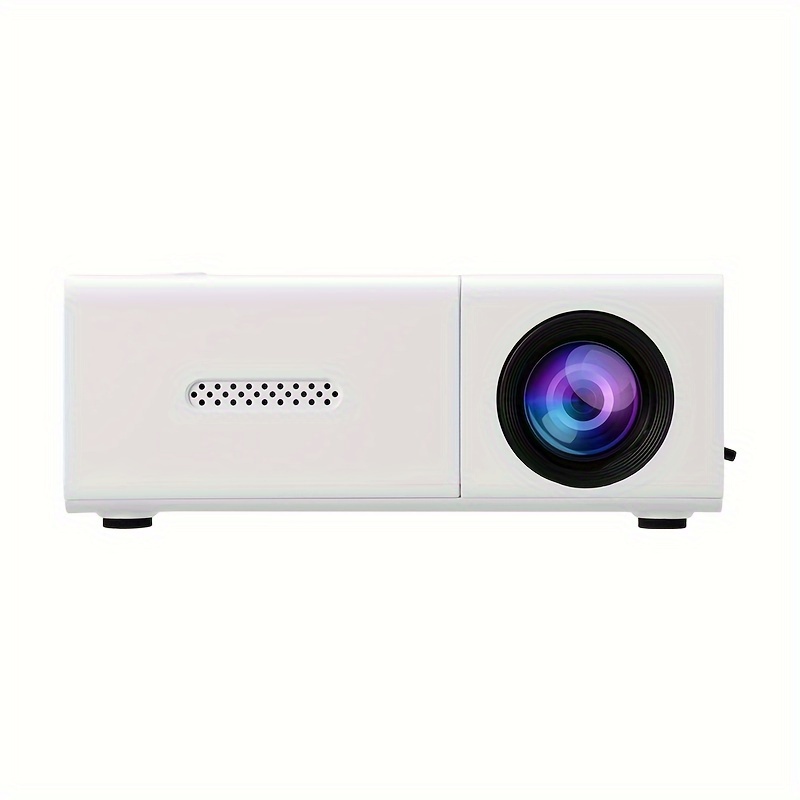 TEMU Mini Portable Projector Movie Projector With Usb, Sd Connectivity, Button Control, For Home And Outdoor Camping , 3d-ready