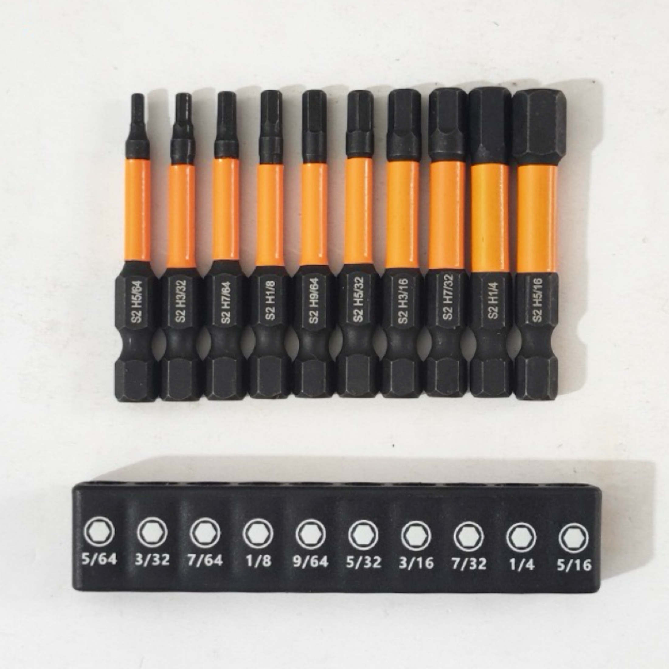 Hexagon Bit Set Sizes Metal Hex Wrench Bits Electric Temu