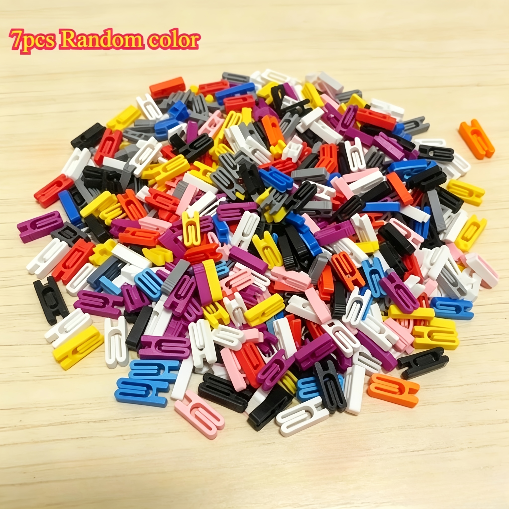 TEMU 7pcs Random Color Snack Bag Sealing Clips, Food Bag Sealing Clips, Lightweight And Durable Kitchen Gadgets