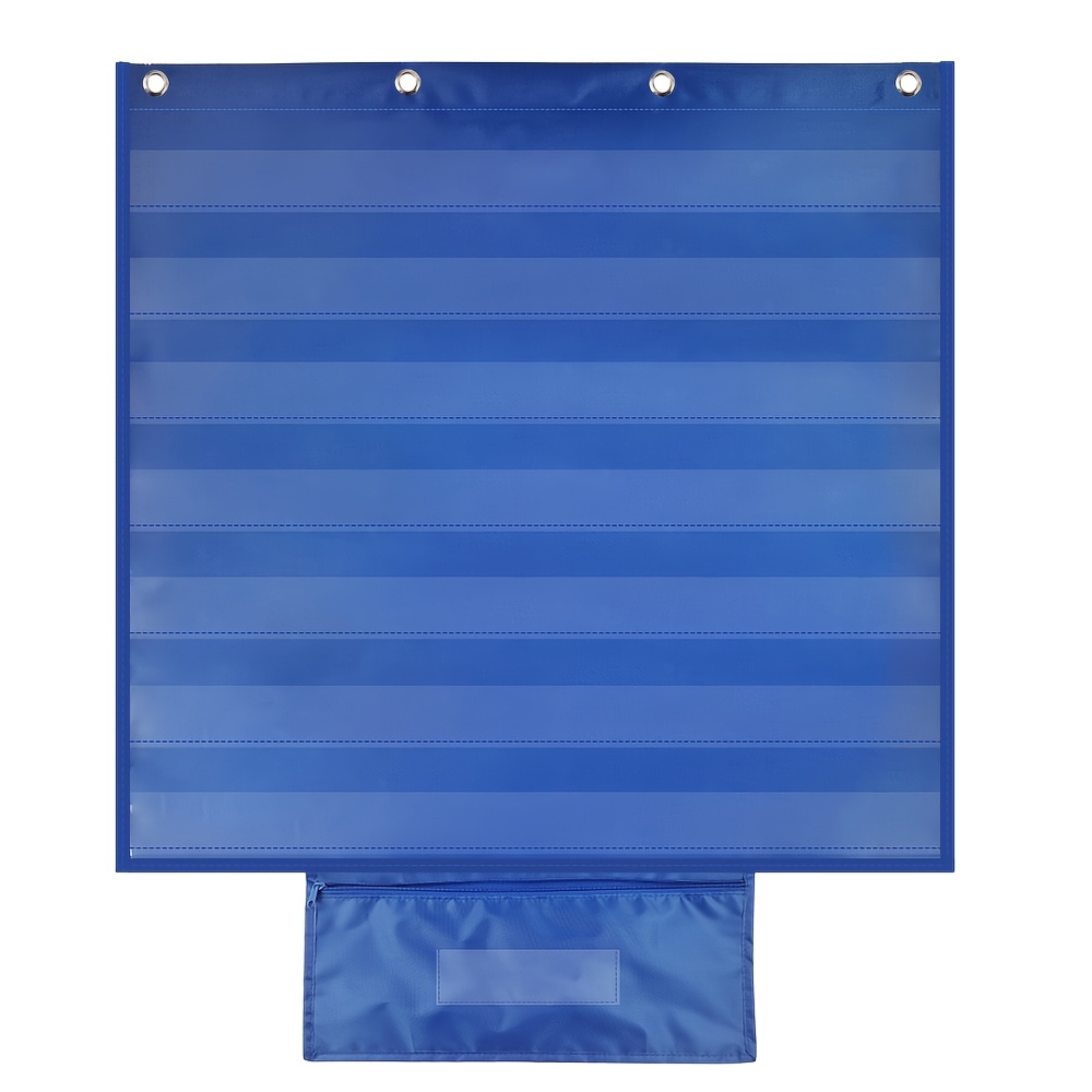 TEMU de poche standard, aide pédagogique de cartes de , avec 7 supports de bandes de phrases transparentes et 1 organisateur de cartes 28 X 28 pouces