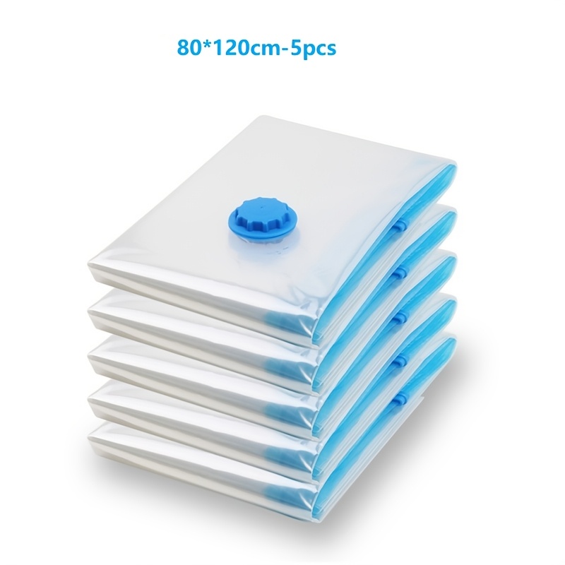 TEMU 20/10/6/5pcs Vacuum Compression Storage Bags, Vacuum Storage Bag Sets, Space-saving, Seasonal Clothing Compression Sets, Suitable For Clothing,