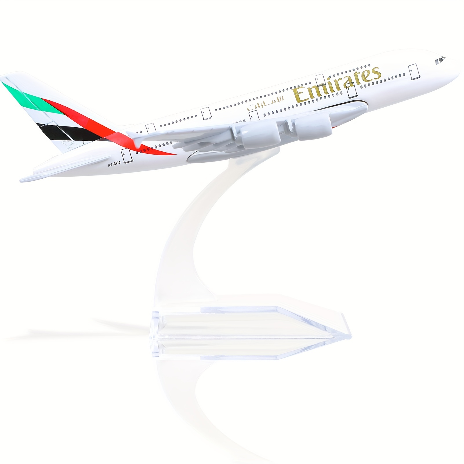 

Emirates Airlines Airbus A380 Model Airplane 1:400 Scale Diecast Metal Collectible Aircraft Toy For Ages 14+