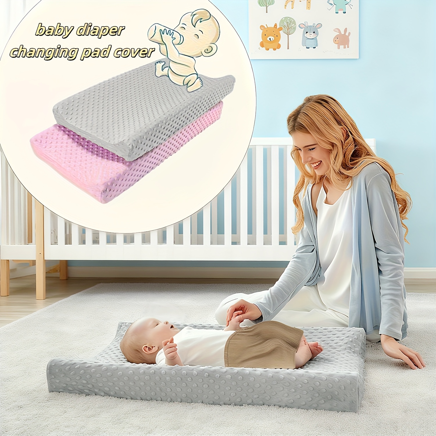 baby changing mat sold on Temu United States