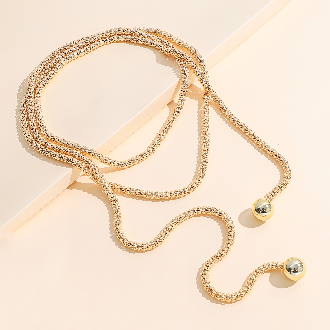Women's Plated Multi-Layer Wrap Necklace, Elegant Gift