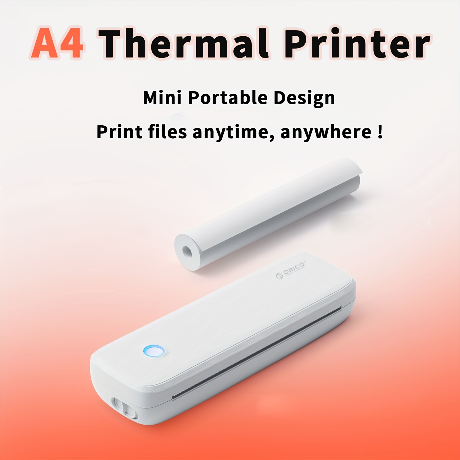 楽天市場】モバイルミニプリンター A4サイズ ポータブルプリンター