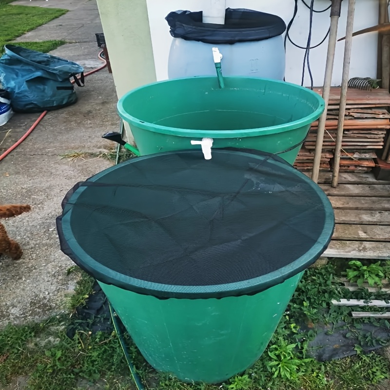 1pc mesh rain   cover with drawstring durable polyester net prevents leaves and   ideal for outdoor   collection garden lawn and patio space rain   set cover