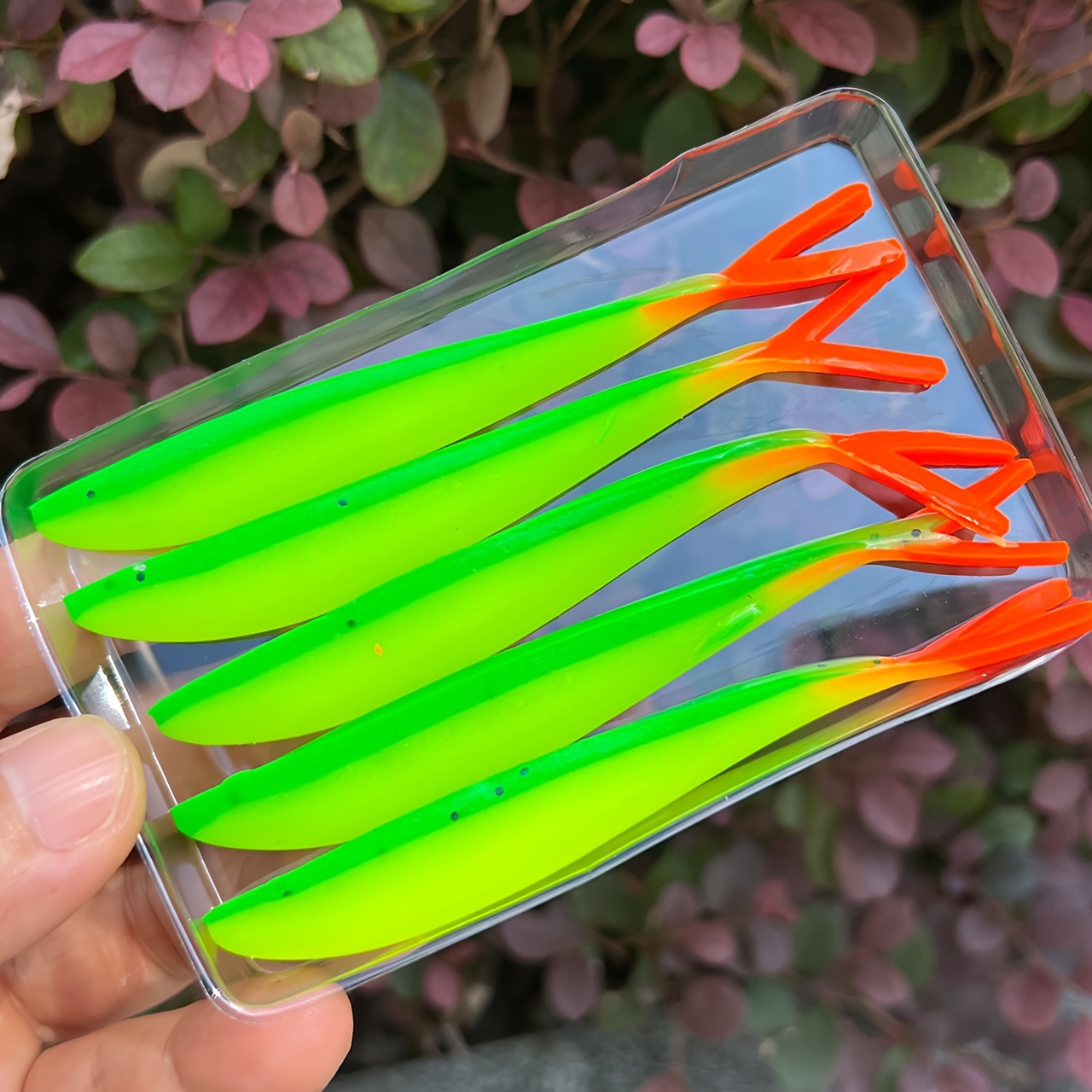 

5-pack Fishing Lures, Handmade Silicone , Colors, Sport & Outdoor Hunting & Fishing Gear, Fishing Accessories