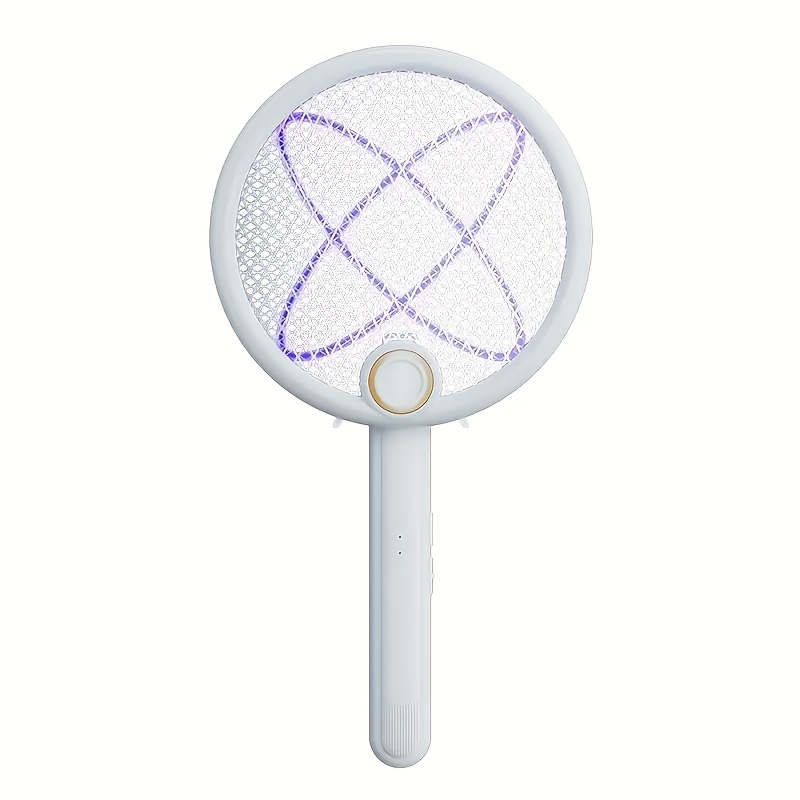 TEMU Handheld Electric Swatter, Usb Charging, High-efficiency Vertical Killer, Electric Shock Killer, Indoor Killer