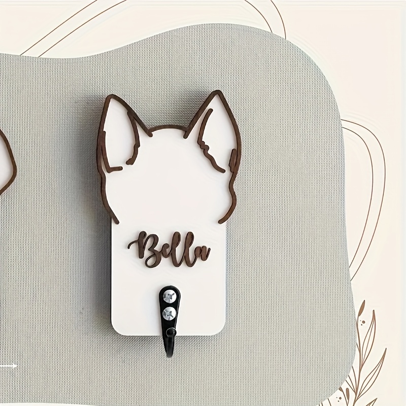 TEMU Customizable Holder With Personalized Dog Name Hook