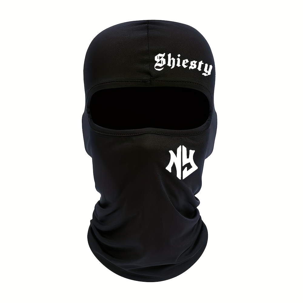 1pc/3pcs Letter Printing Face Mask For Men Women