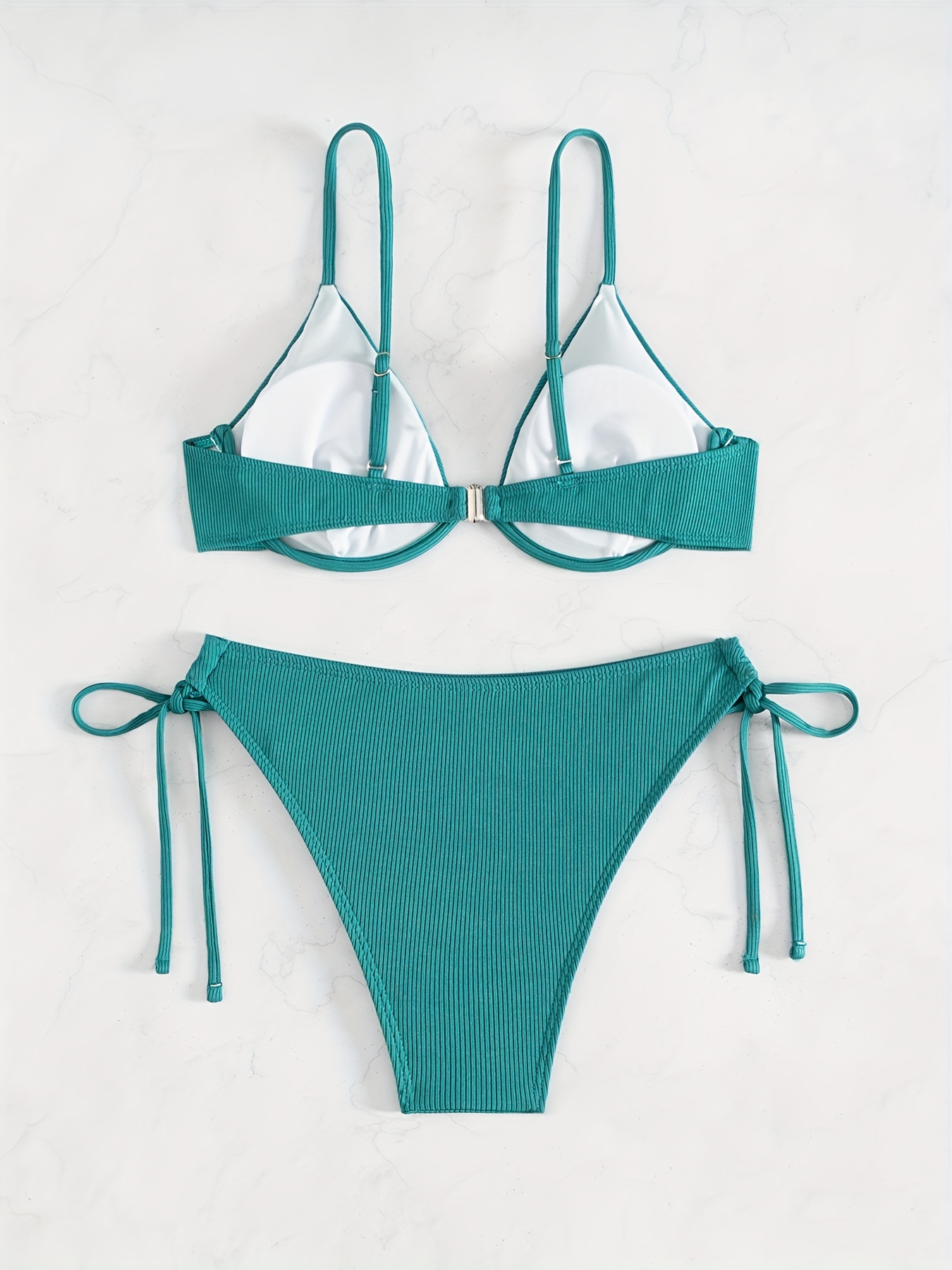 2024 New Arrival - Vibrant Yellow Strapless Bikini Set with Steel Support & Tie-Up Design for Women, High Stretch Polyester Blend, Perfect for Swimming & Beach, Beach Attire|Vibrant Swimsuit|Stretchy Fabric