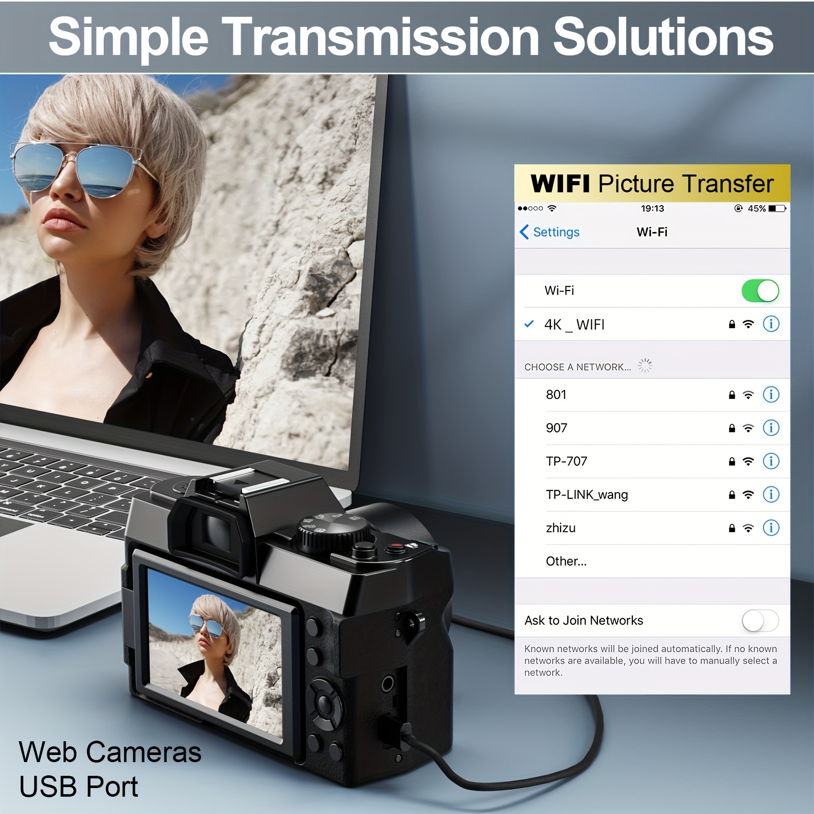 nbd digital camera photography video 4k 48mp vlogging camera