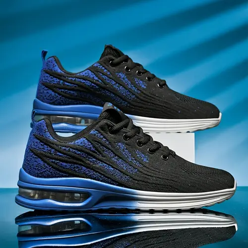 mens casual comfortable woven shoes breathable non slip sport shoes for running tennis hiking