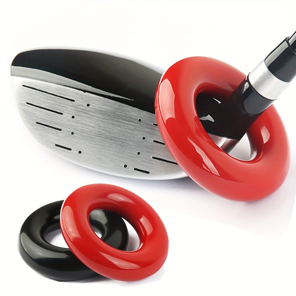 

Portable Golf Swing - Compact Weighted Ring For Improved & Distance, Metal Construction, Fits All Clubs