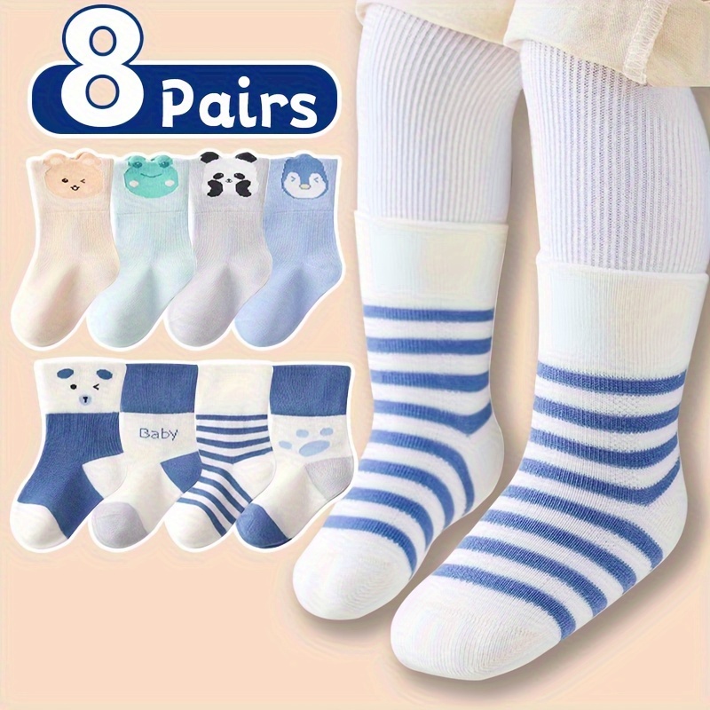 

Lot de 8 Chaussettes Douces et Confortables Garçons - Mélange de Respirant le , la /Hiver