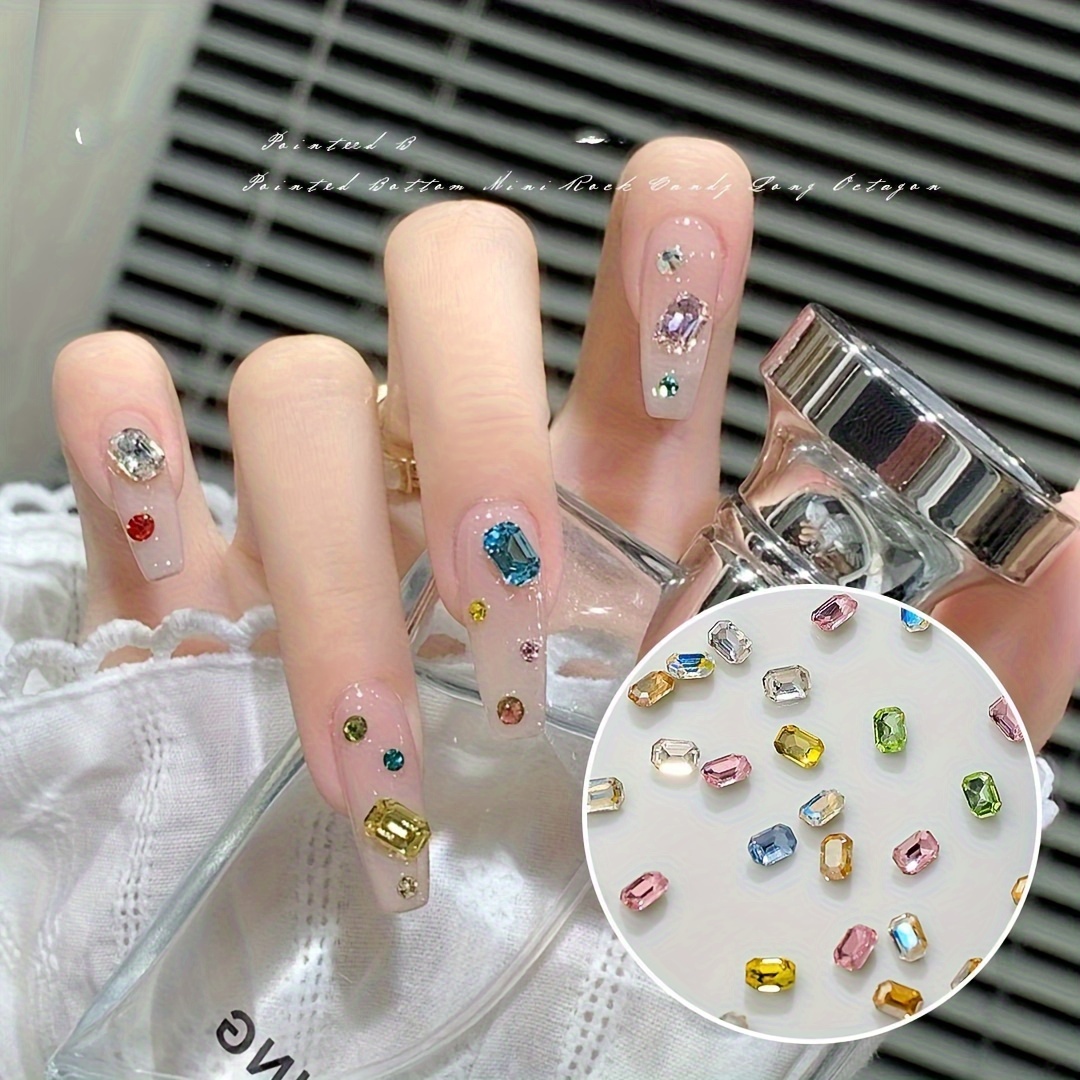 

30- Mixed Art Rhinestones Set, For Diy Decoration, -free Jewelry Accessories