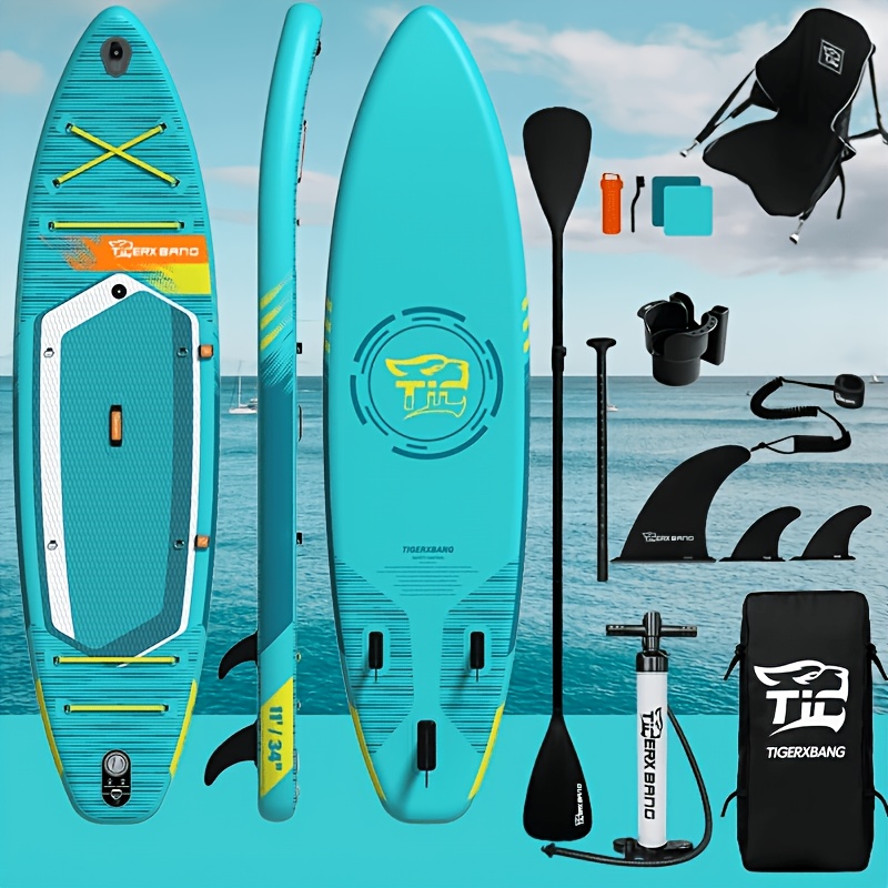 Image of Tigerxbang Inflatable Surfboard Sup Light Multi Scene With Full Set Of Paddle Configuration