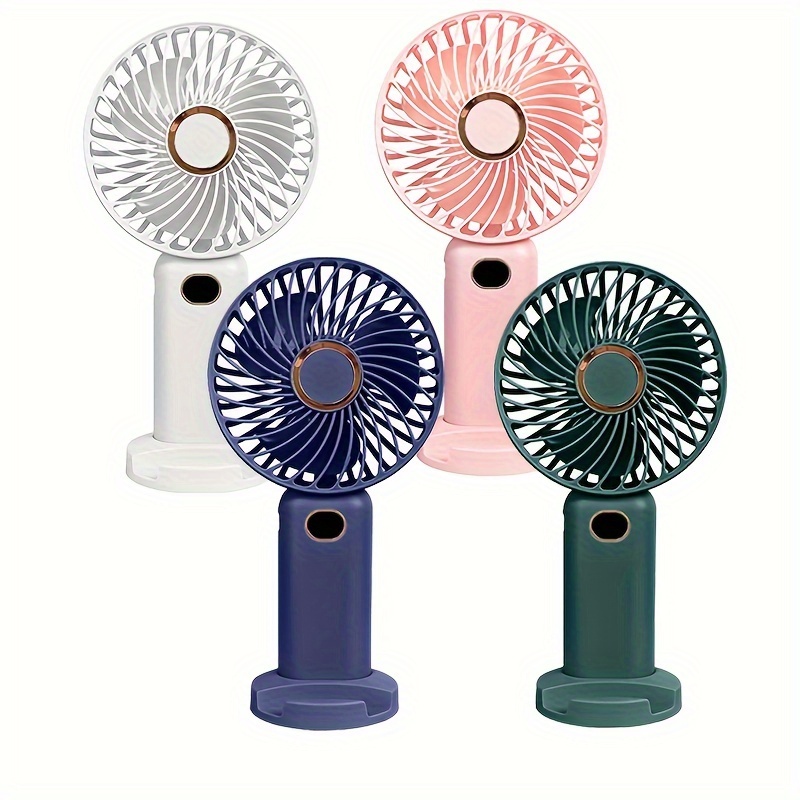 

1pc Portable Handheld Fan Foldable Small Fan Usb Rechargeable Mini Handheld Fan For Outdoor Office Classroom Air Cooling Accessories