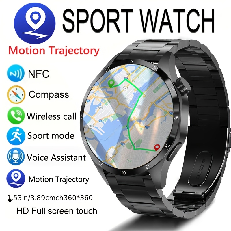 Compass Nfc Samsung Smartwatch New Watch Smartwatch With 53 Inch