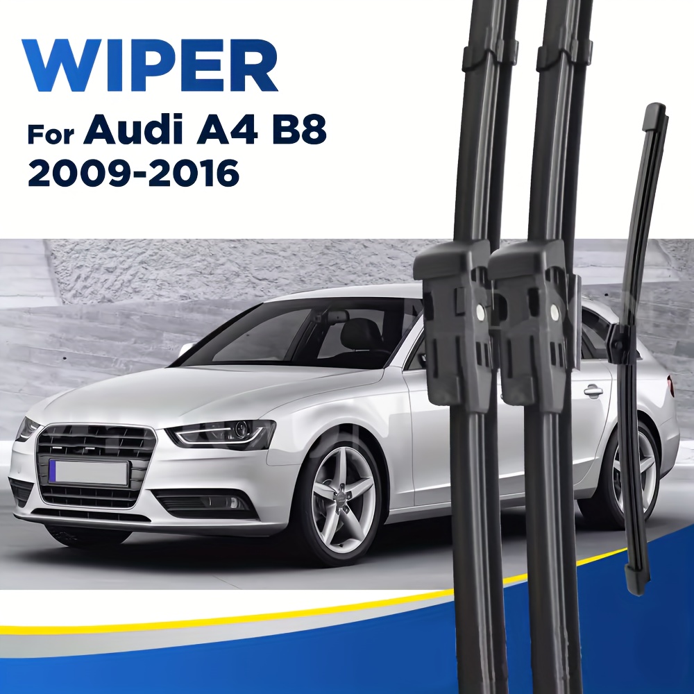 E-shop LHD Wischer Front & Wischerblätter Set für Audi A4 B8 2009-2016 Windschutzscheibe Fenster