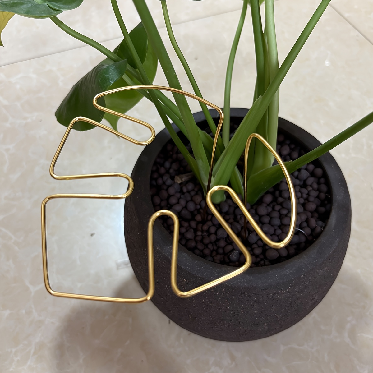 E-shop Metall Schildkrötenrücken Blattförmige Pflanzenstütze, Zimmerpflanzenstütze, Gartenpflanzenstütze, Metallhalterung, Pflanzenstütze, Stütze für