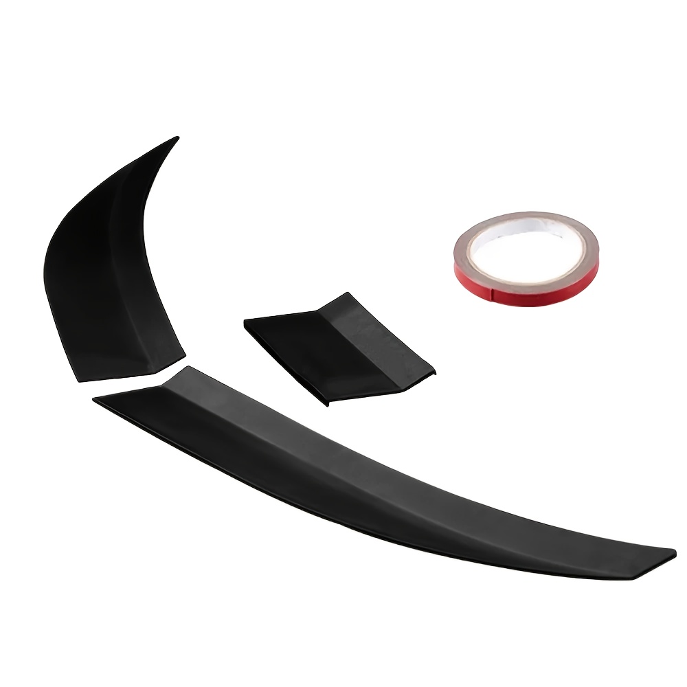 TEMU Adjustable 3-section Car Spoiler - /carbon Fiber Universal Aerodynamic Wing For Vehicle Tuning