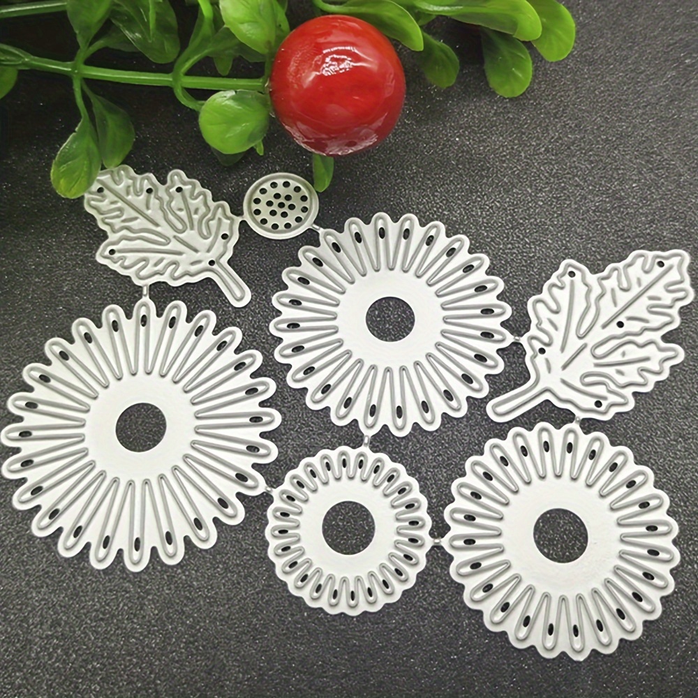 Christol Fiori Metallo Fustelle Stencil Fai da Te Scrapbook
